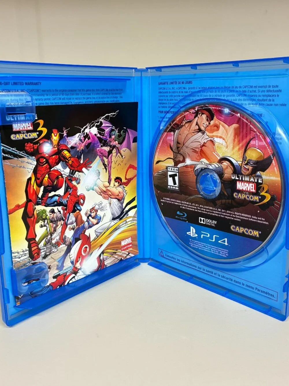 Ultimate Marvel Vs Capcom 3 PS4 2017 Complete CIB Capcom Fighting Game